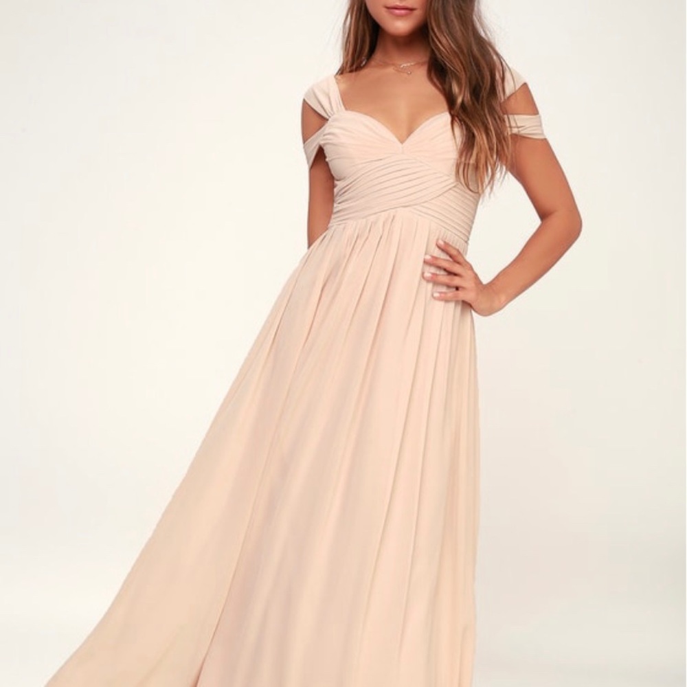 Blush Pink Maxi Dress